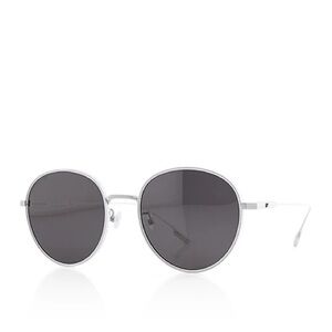 Lapiz Sensible Silver Round Women's Sunglasses
